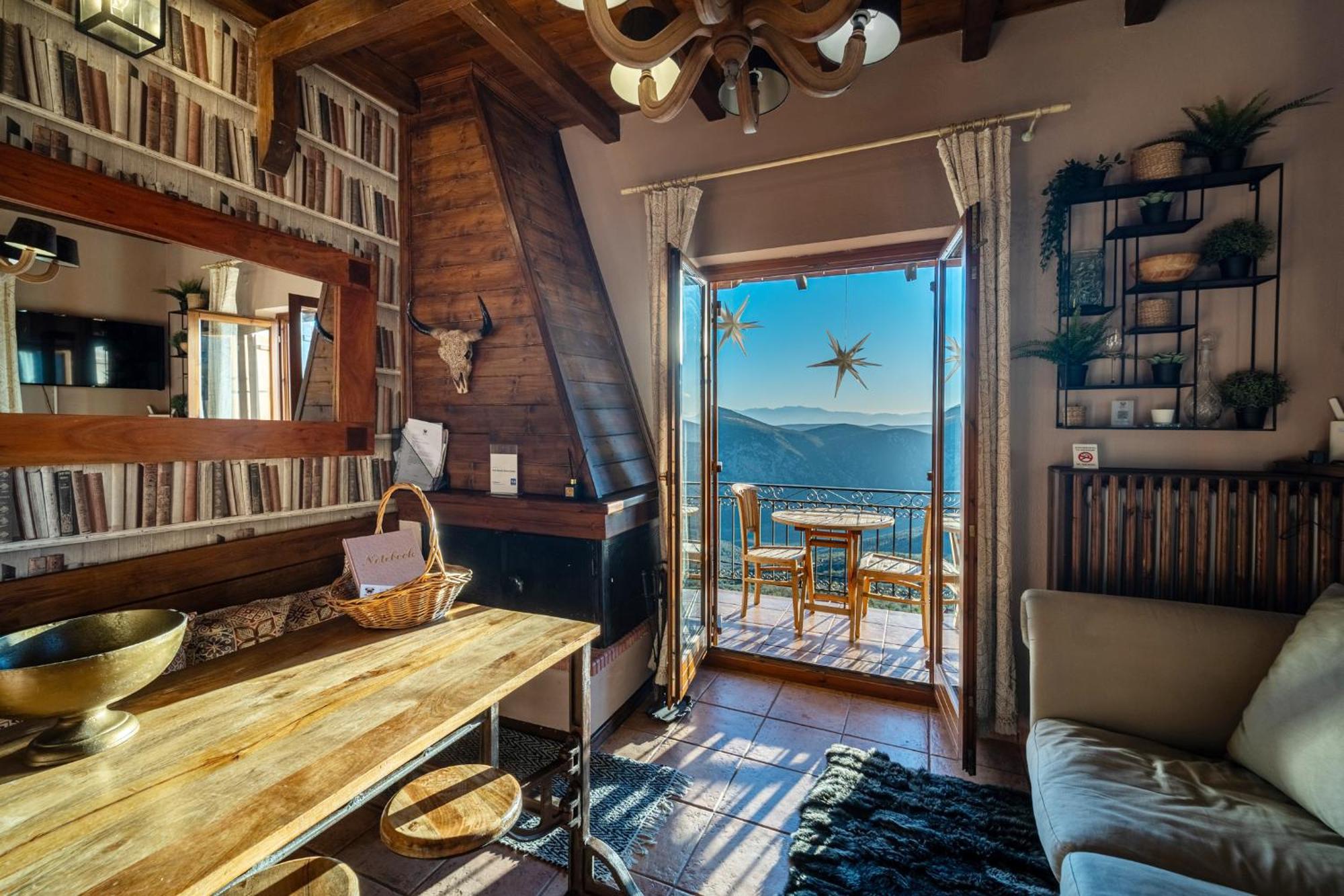 Rock Dandy Deluxe Chalet In Arachova - Delphi, Sauna, Prv Parking, Amazing View Zewnętrze zdjęcie