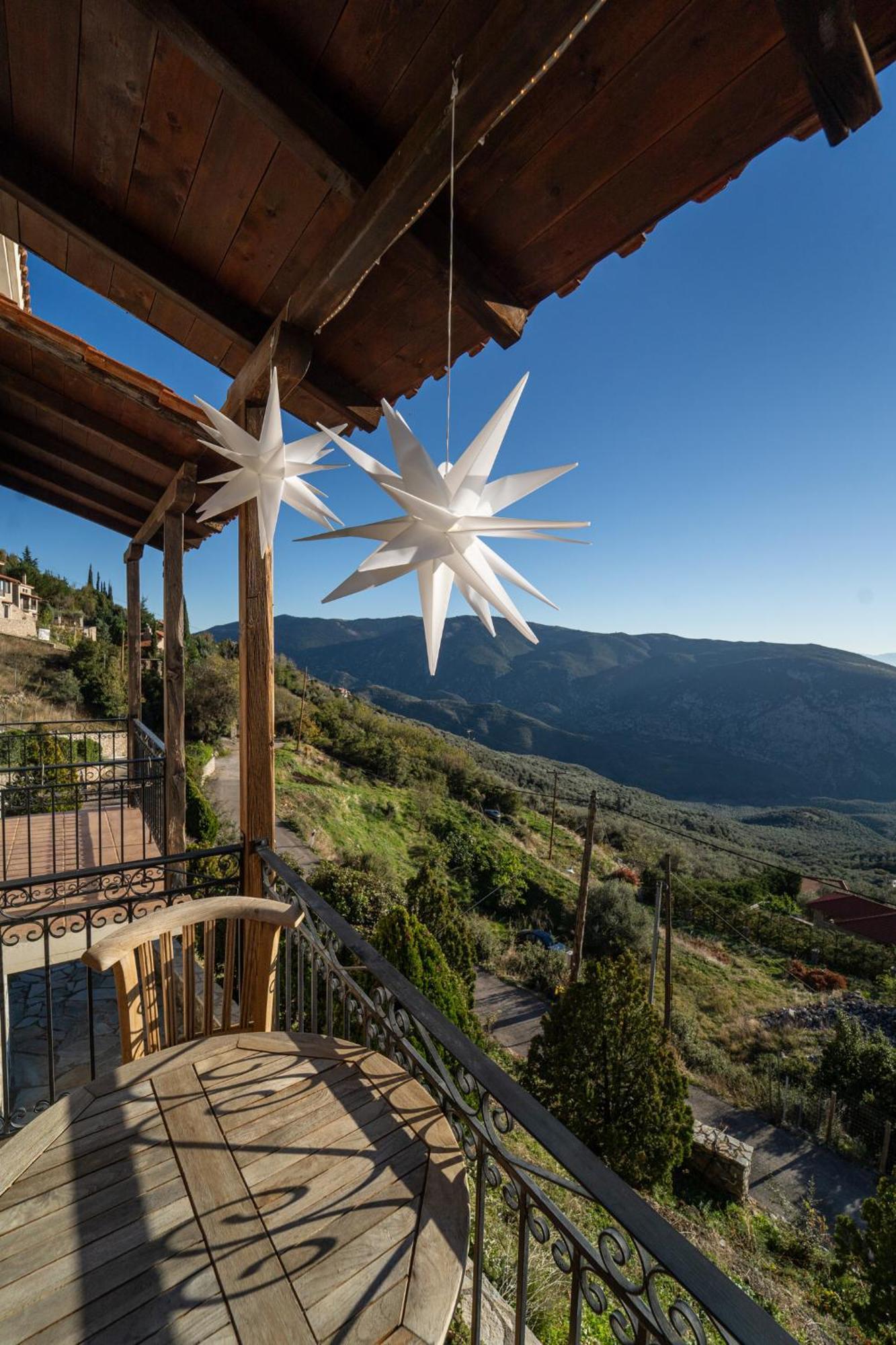 Rock Dandy Deluxe Chalet In Arachova - Delphi, Sauna, Prv Parking, Amazing View Zewnętrze zdjęcie
