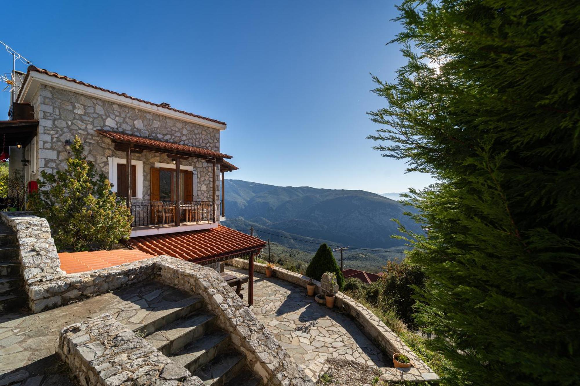 Rock Dandy Deluxe Chalet In Arachova - Delphi, Sauna, Prv Parking, Amazing View Zewnętrze zdjęcie