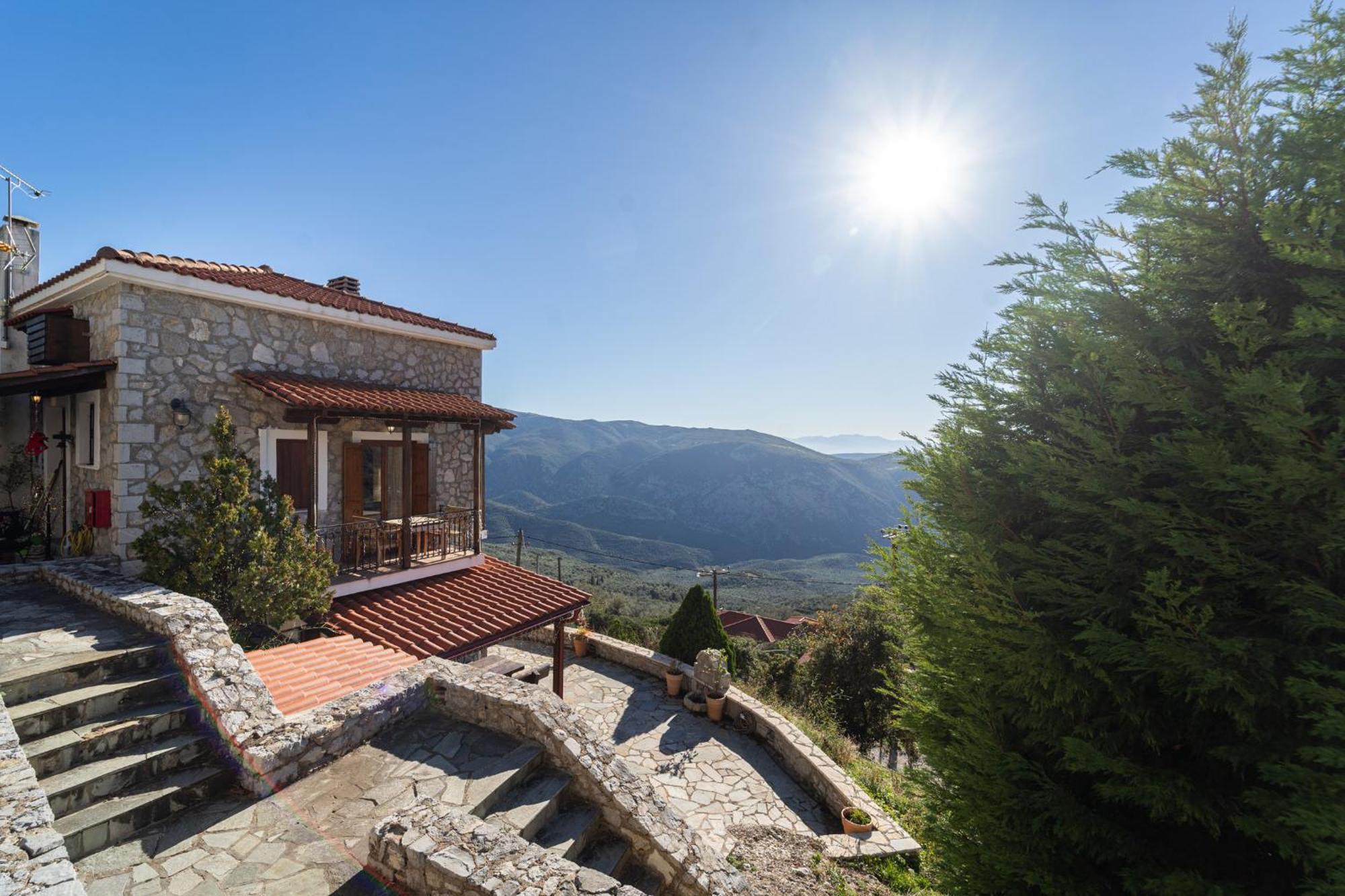 Rock Dandy Deluxe Chalet In Arachova - Delphi, Sauna, Prv Parking, Amazing View Zewnętrze zdjęcie