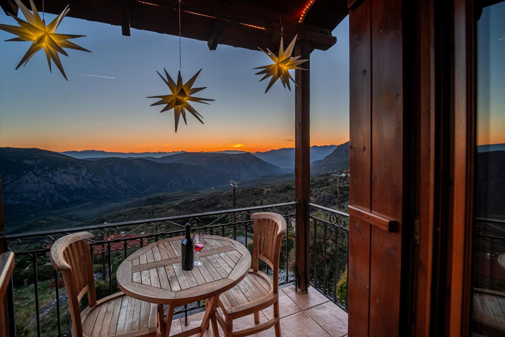 Rock Dandy Deluxe Chalet In Arachova - Delphi, Sauna, Prv Parking, Amazing View Zewnętrze zdjęcie