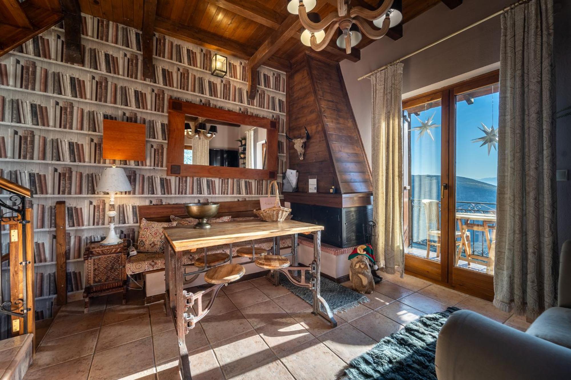 Rock Dandy Deluxe Chalet In Arachova - Delphi, Sauna, Prv Parking, Amazing View Zewnętrze zdjęcie