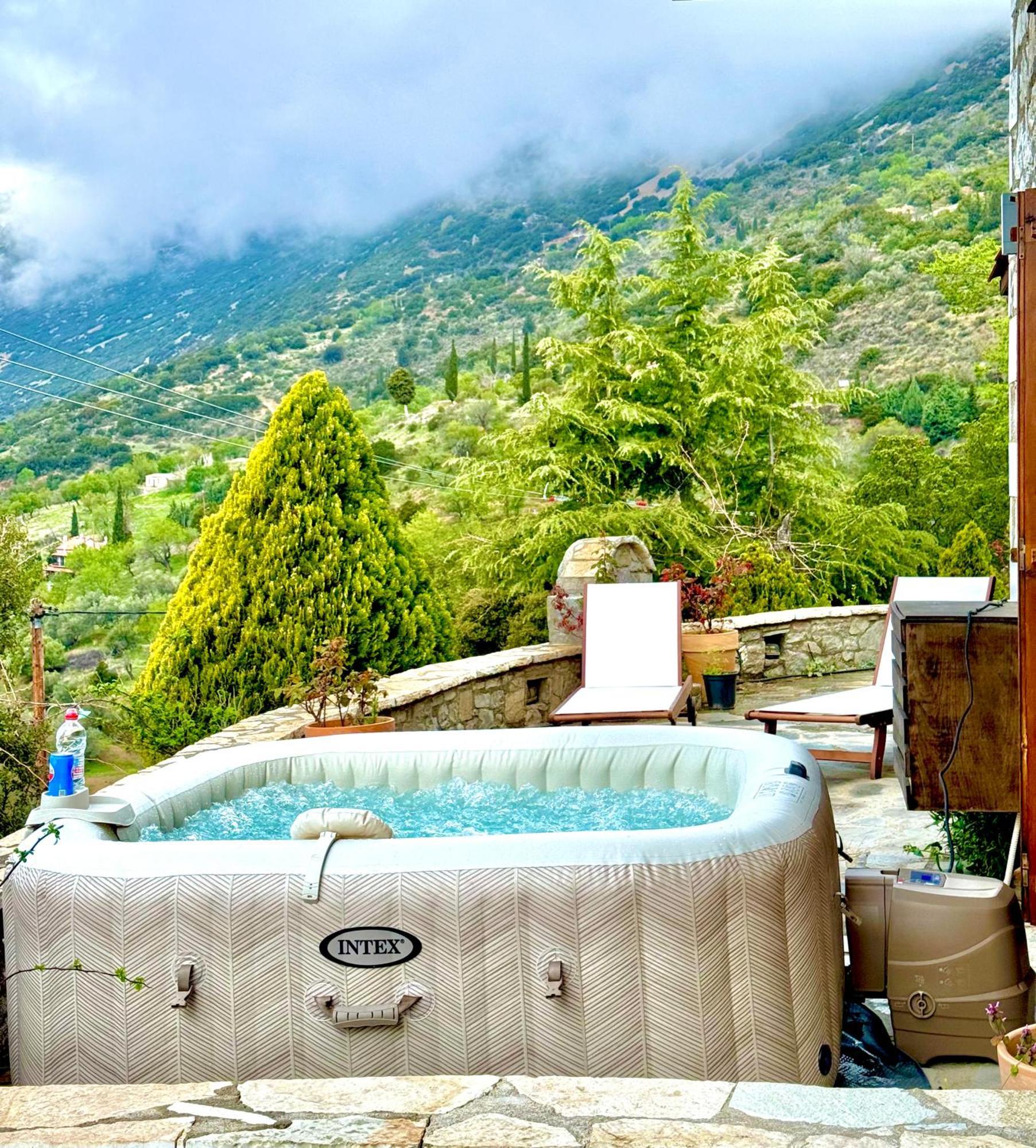 Rock Dandy Deluxe Chalet In Arachova - Delphi, Sauna, Prv Parking, Amazing View Zewnętrze zdjęcie